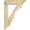 Ekena Millwork Balboa Traditional Rough Sawn Bracket w/ Offset Brace, Douglas Fir, 6"W x 22"D x 30"H BKT0604X22X30BOA01RDF - alternate 2